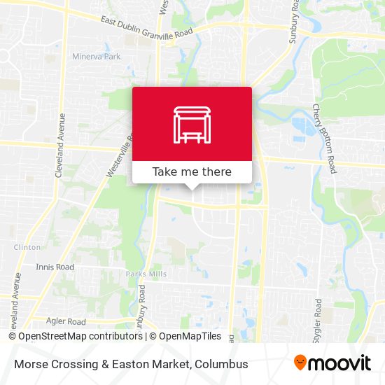 Morse Crossing & Easton Market map