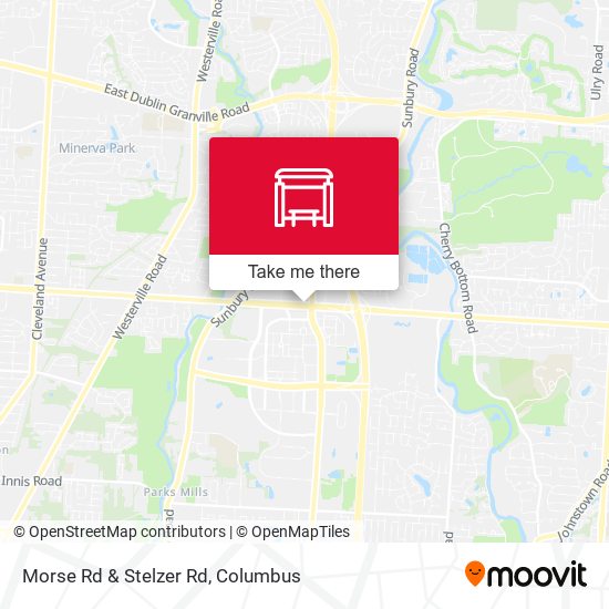 Morse Rd & Stelzer Rd map