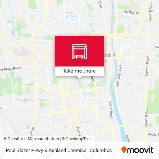 Paul Blazer Pkwy & Ashland Chemical map