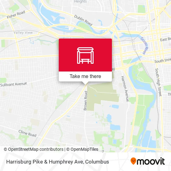 Harrisburg Pike & Humphrey Ave map