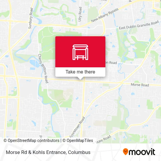 Morse Rd & Kohls Entrance map