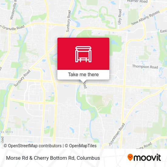 Mapa de Morse Rd & Cherry Bottom Rd