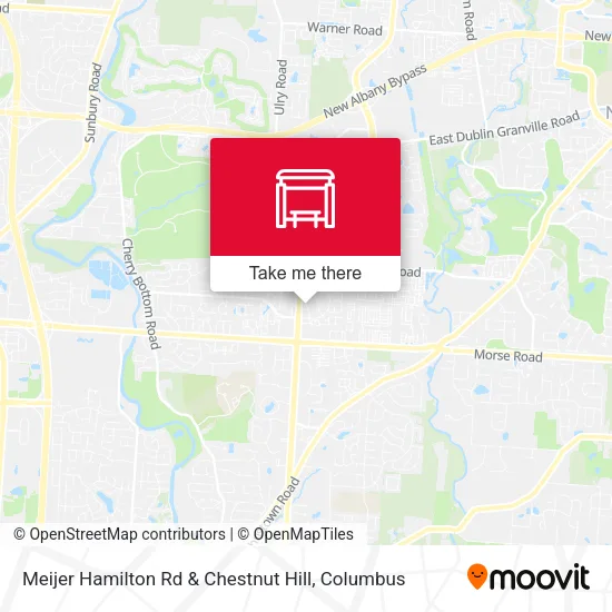 Meijer Hamilton Rd & Chestnut Hill map