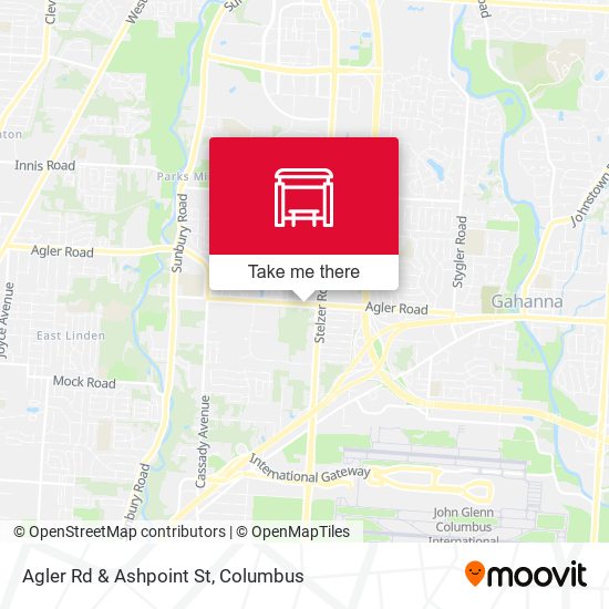 Agler Rd & Ashpoint St map