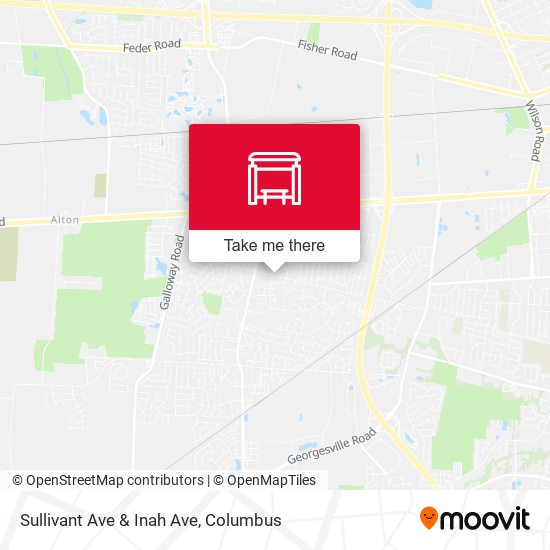 Mapa de Sullivant Ave & Inah Ave