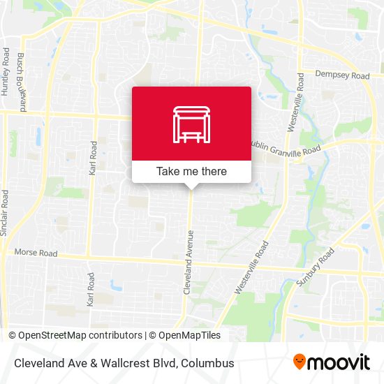 Cleveland Ave & Wallcrest Blvd map