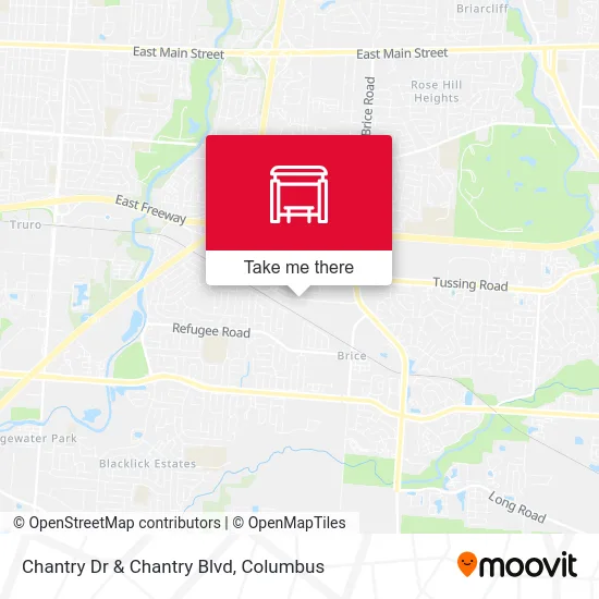 Chantry Dr & Chantry Blvd map