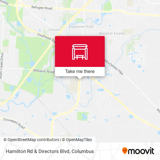 Mapa de Hamilton Rd & Directors Blvd
