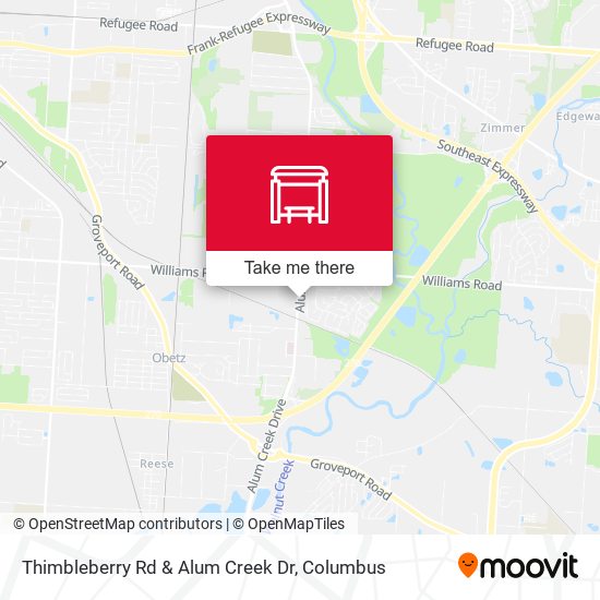 Thimbleberry Rd & Alum Creek Dr map