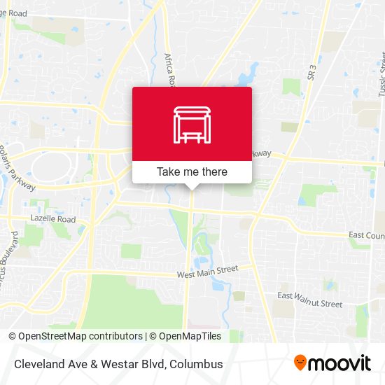 Cleveland Ave & Westar Blvd map