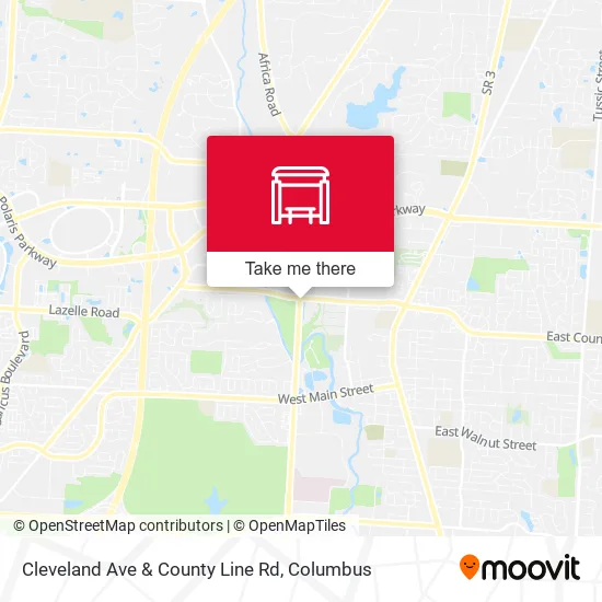 Cleveland Ave & County Line Rd map