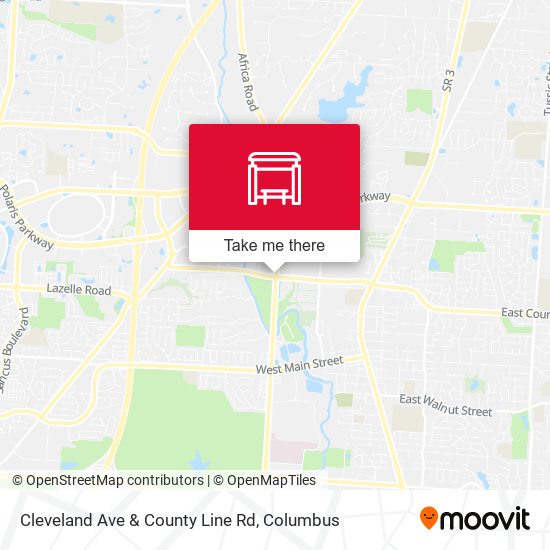Mapa de Cleveland Ave & County Line Rd