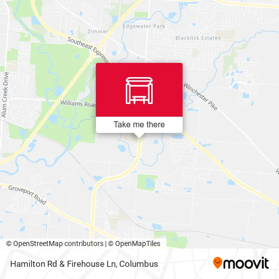 Mapa de Hamilton Rd & Firehouse Ln