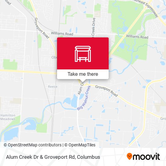 Alum Creek Dr & Groveport Rd map