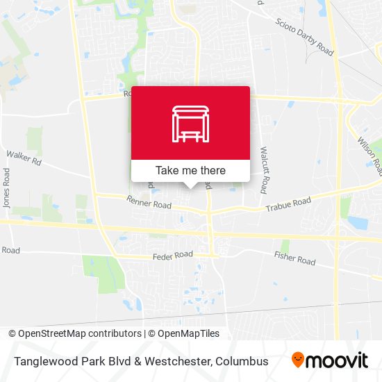 Mapa de Tanglewood Park Blvd & Westchester