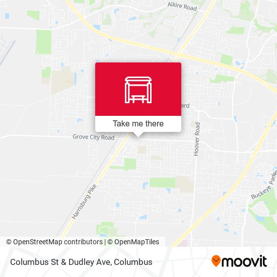Columbus St & Dudley Ave map