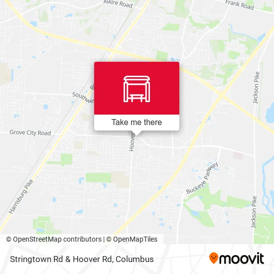 Mapa de Stringtown Rd & Hoover Rd