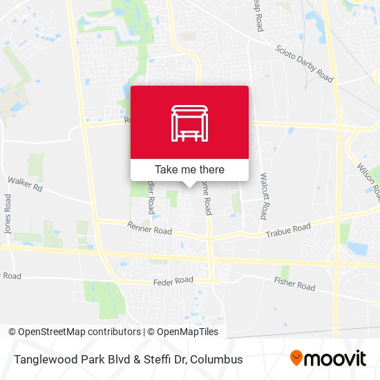 Tanglewood Park Blvd & Steffi Dr map