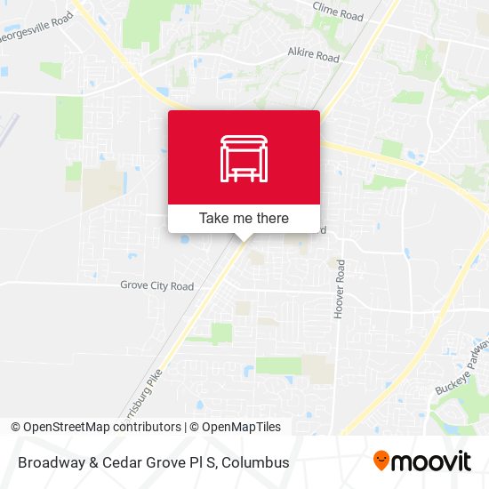 Broadway & Cedar Grove Pl S map