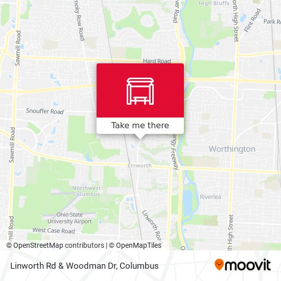 Mapa de Linworth Rd & Woodman Dr