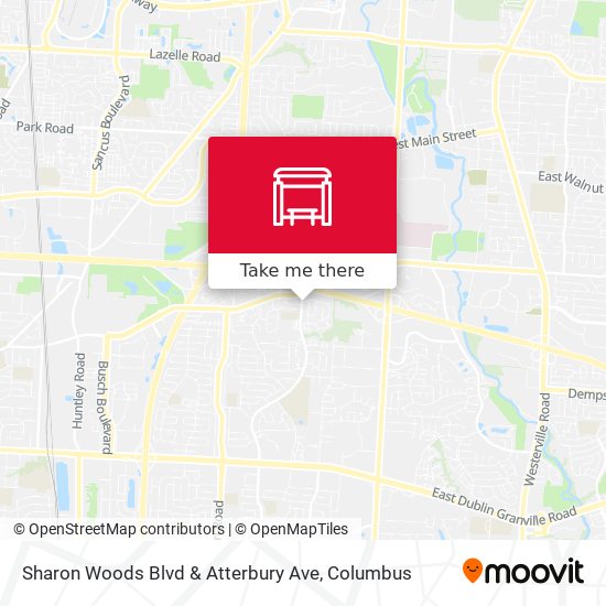 Sharon Woods Blvd & Atterbury Ave map