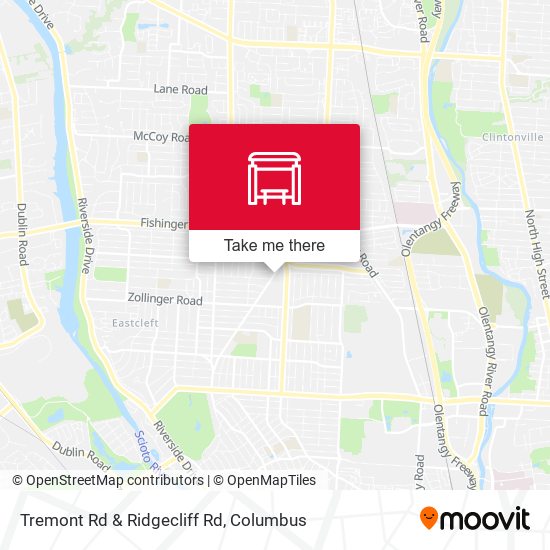 Tremont Rd & Ridgecliff Rd map