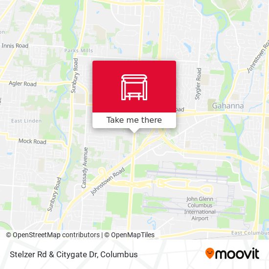 Mapa de Stelzer Rd & Citygate Dr