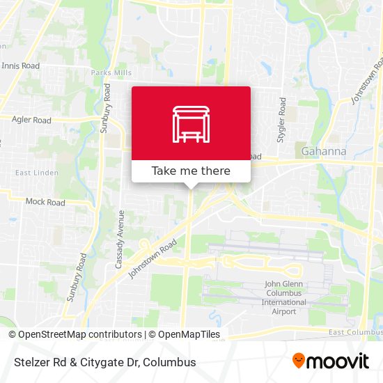 Stelzer Rd & Citygate Dr map
