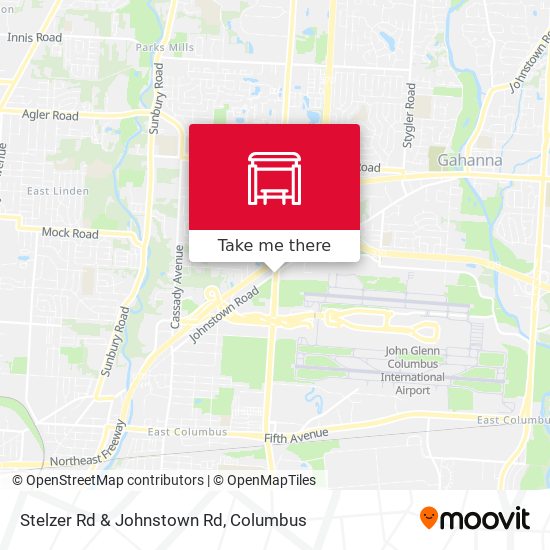 Stelzer Rd & Johnstown Rd map