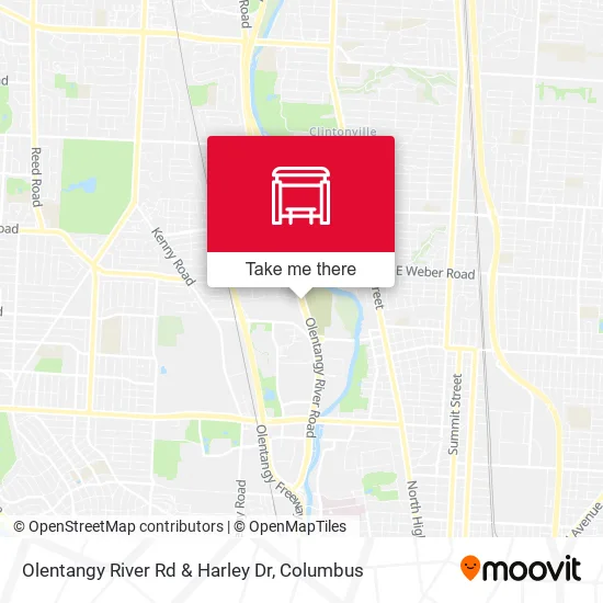 Olentangy River Rd & Harley Dr map