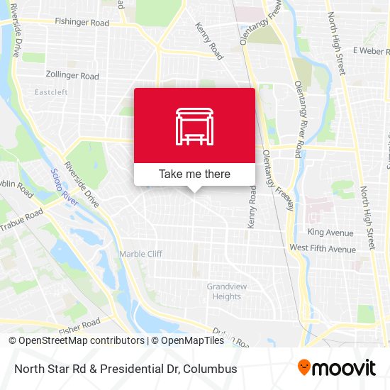 North Star Rd & Presidential Dr map