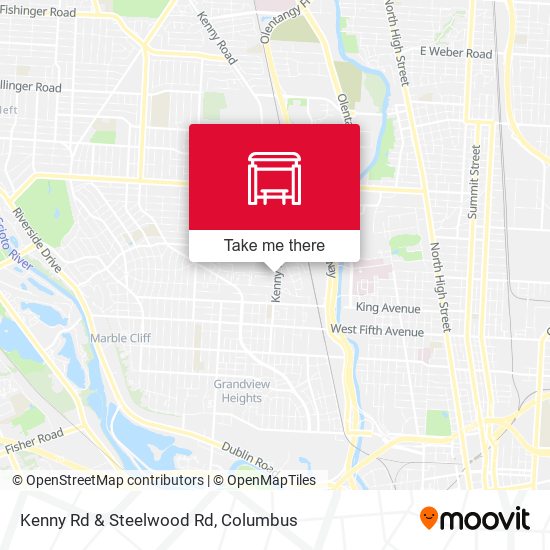 Kenny Rd & Steelwood Rd map