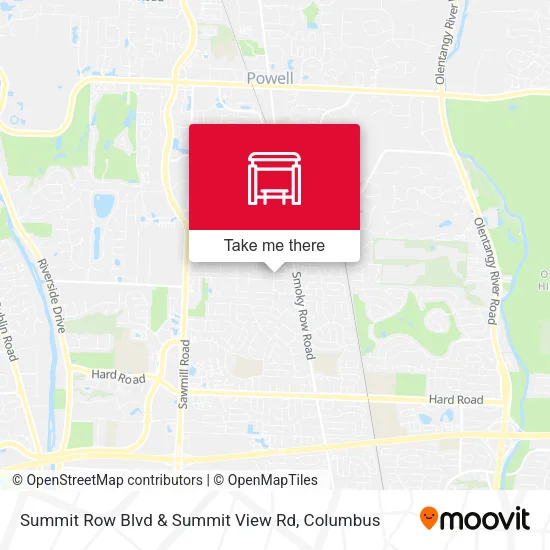 Mapa de Summit Row Blvd & Summit View Rd