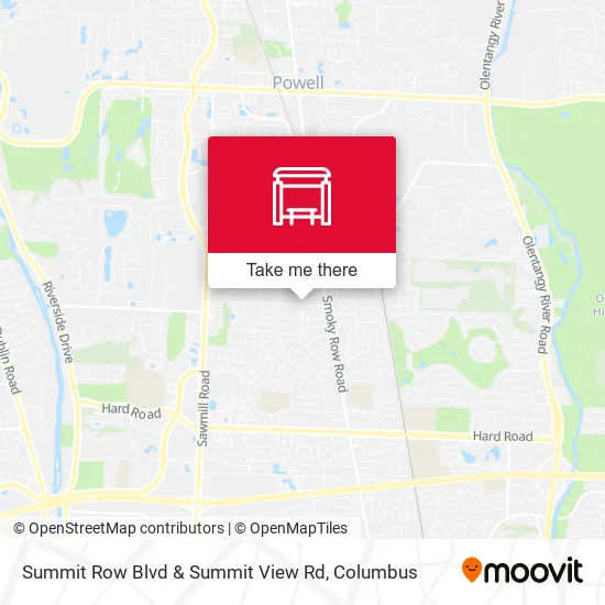 Summit Row Blvd & Summit View Rd map
