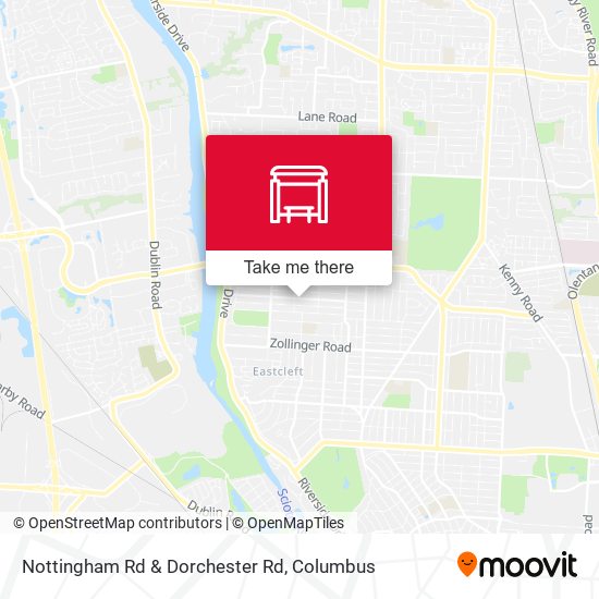 Nottingham Rd & Dorchester Rd map