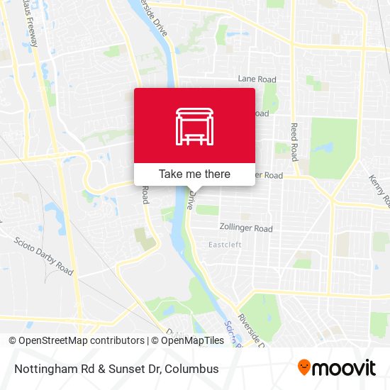 Nottingham Rd & Sunset Dr map