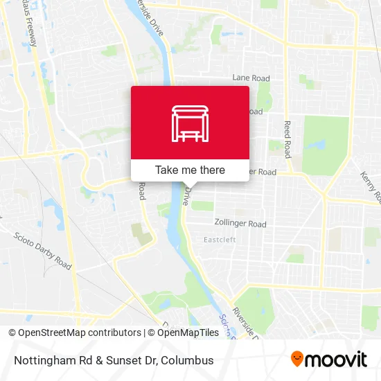 Nottingham Rd & Sunset Dr map