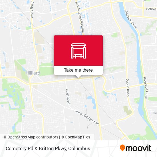 Mapa de Cemetery Rd & Britton Pkwy
