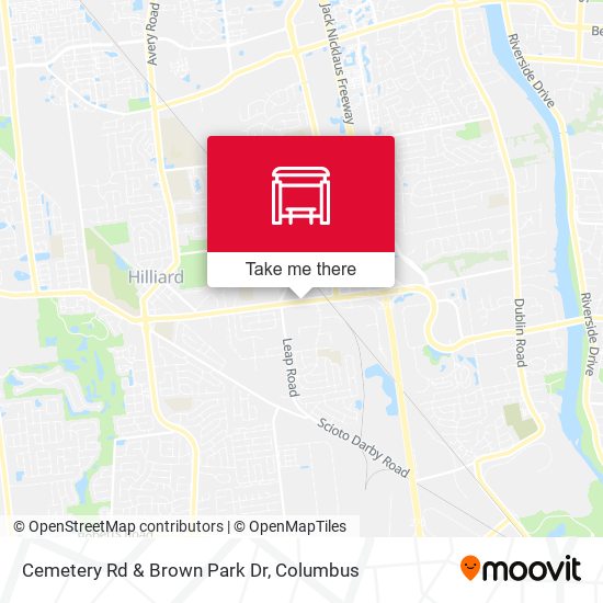 Cemetery Rd & Brown Park Dr map