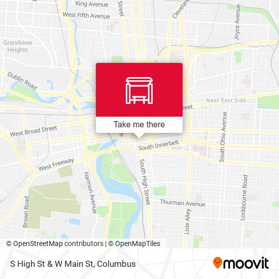 Mapa de S High St & W Main St
