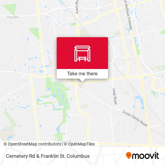 Cemetery Rd & Franklin St map