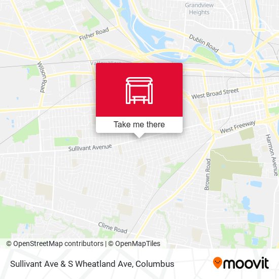 Mapa de Sullivant Ave & S Wheatland Ave