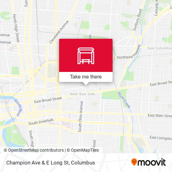 Mapa de Champion Ave & E Long St