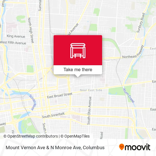 Mount Vernon Ave & N Monroe Ave map