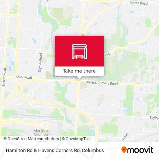 Mapa de Hamilton Rd & Havens Corners Rd