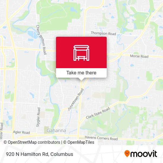 Mapa de 920 N Hamilton Rd