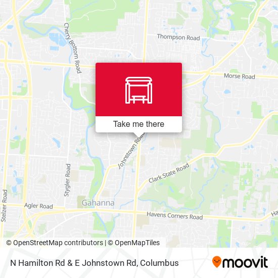 Mapa de N Hamilton Rd & E Johnstown Rd
