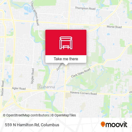 Mapa de 559 N Hamilton Rd