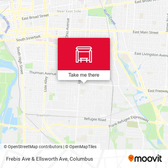 Mapa de Frebis Ave & Ellsworth Ave
