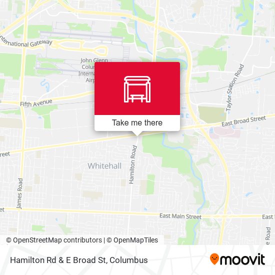 Hamilton Rd & E Broad St map